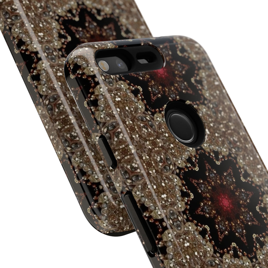 Brown Mandala Tough Protective Case