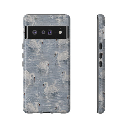 Swan Pattern Tough Case