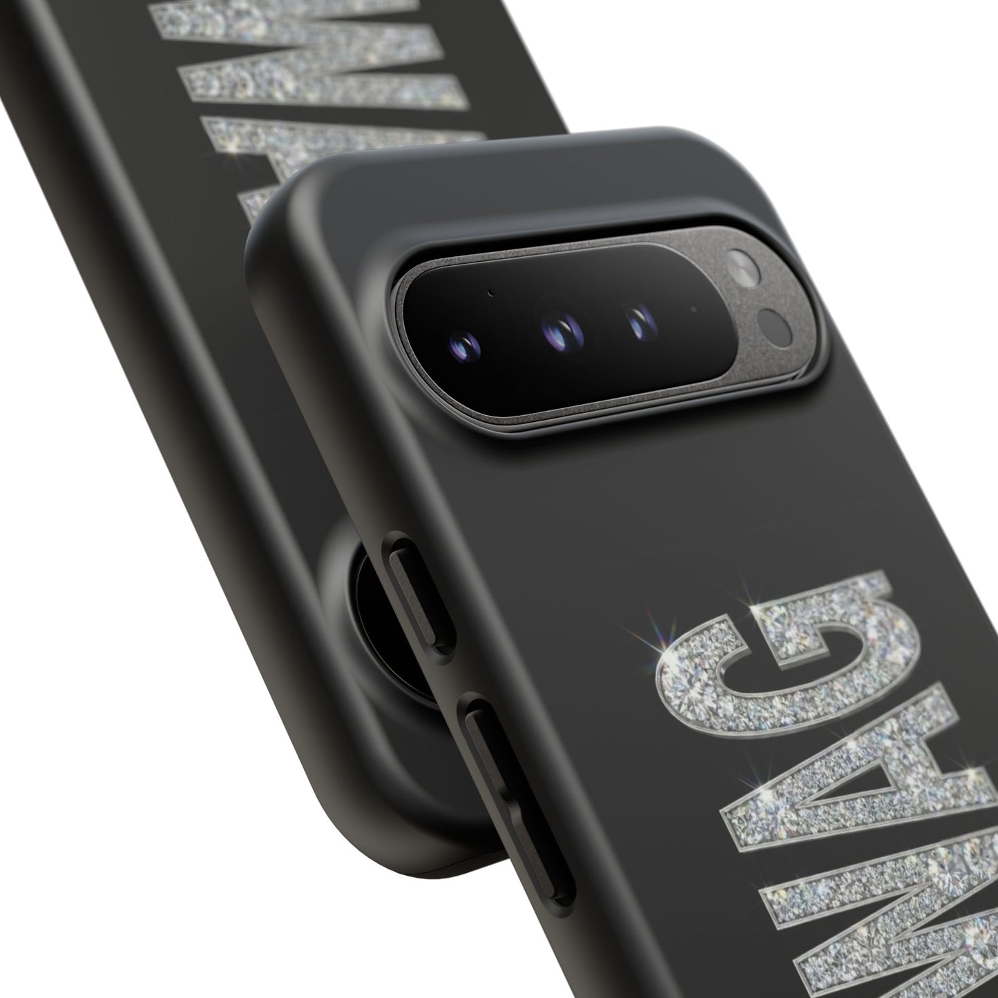 “#SWAG” Black Bling Tough Case