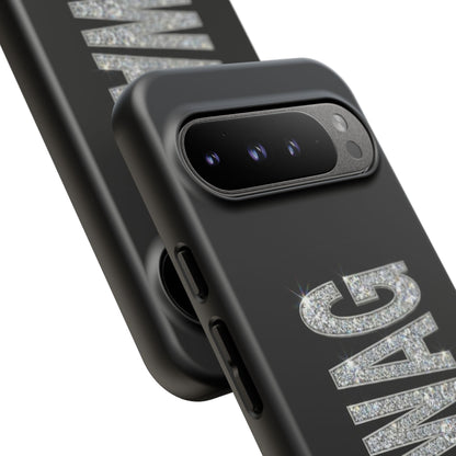 “#SWAG” Black Bling Tough Case