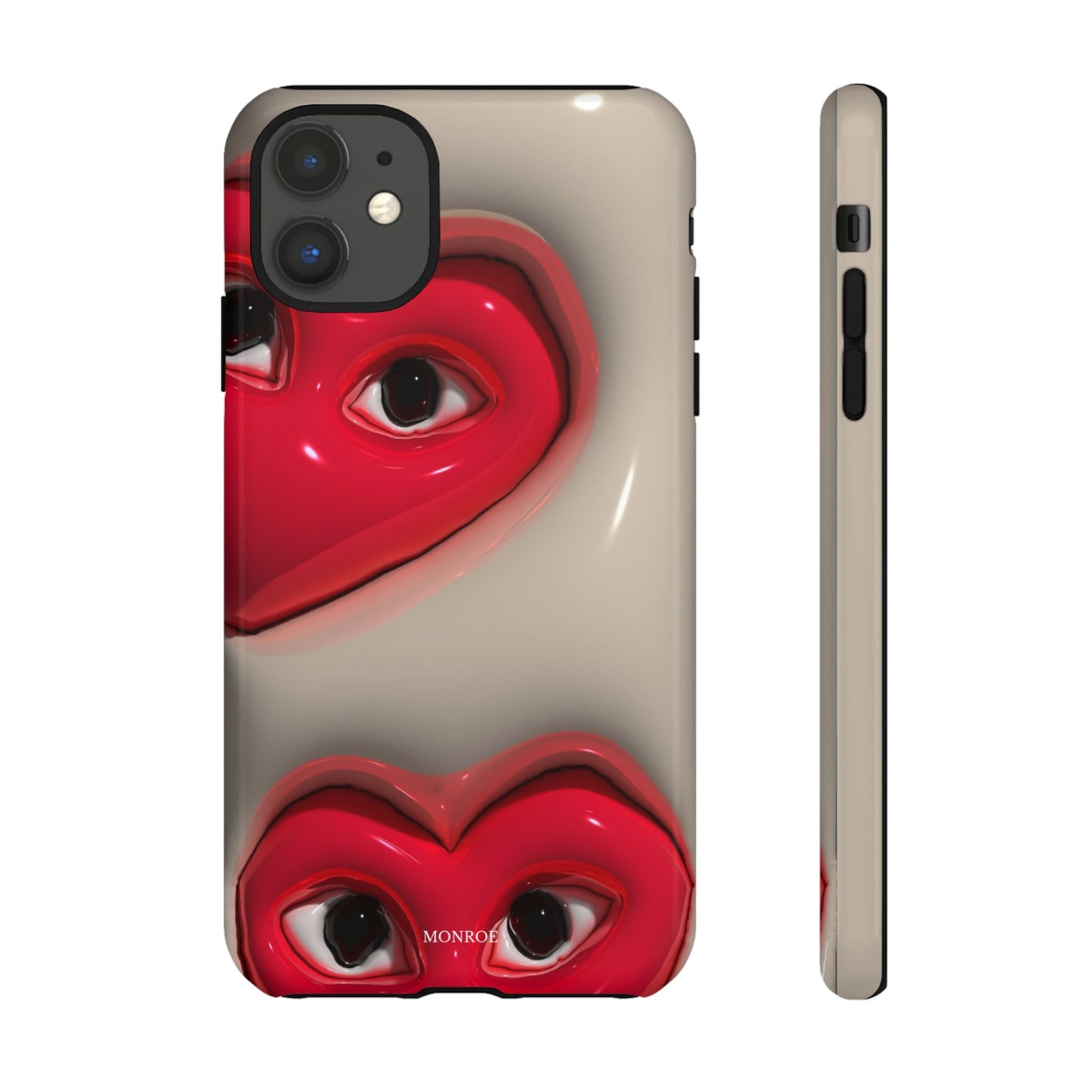 Red Heart Eyes Tough Case