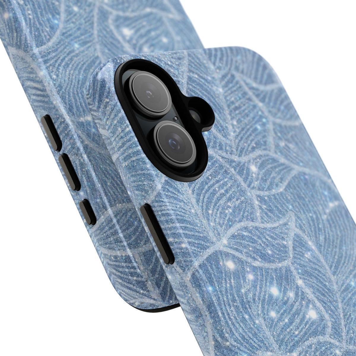 Glacier Blue Floral Tough Case