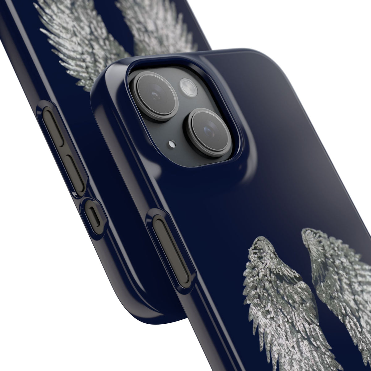 Navy Angel Wings Case