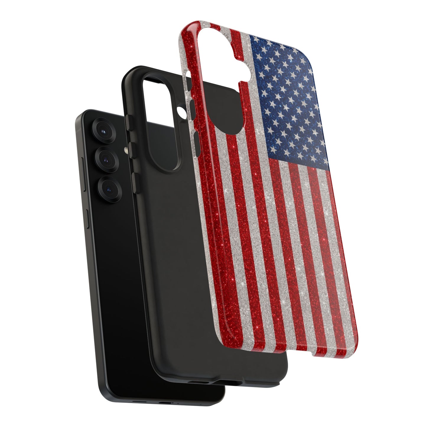 America Glitter Tough Case