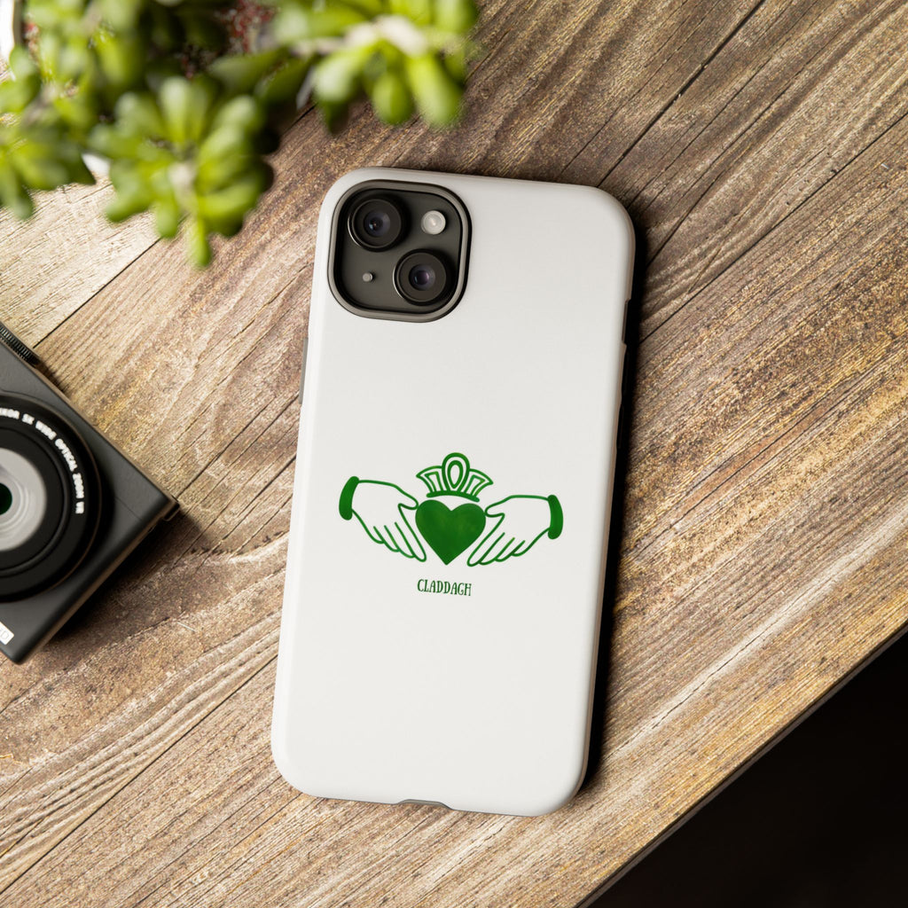 Irish Claddagh Symbol Green Tough Case