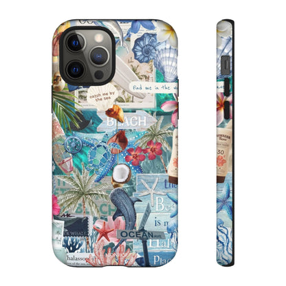Tropical Beach Collage Tough Case