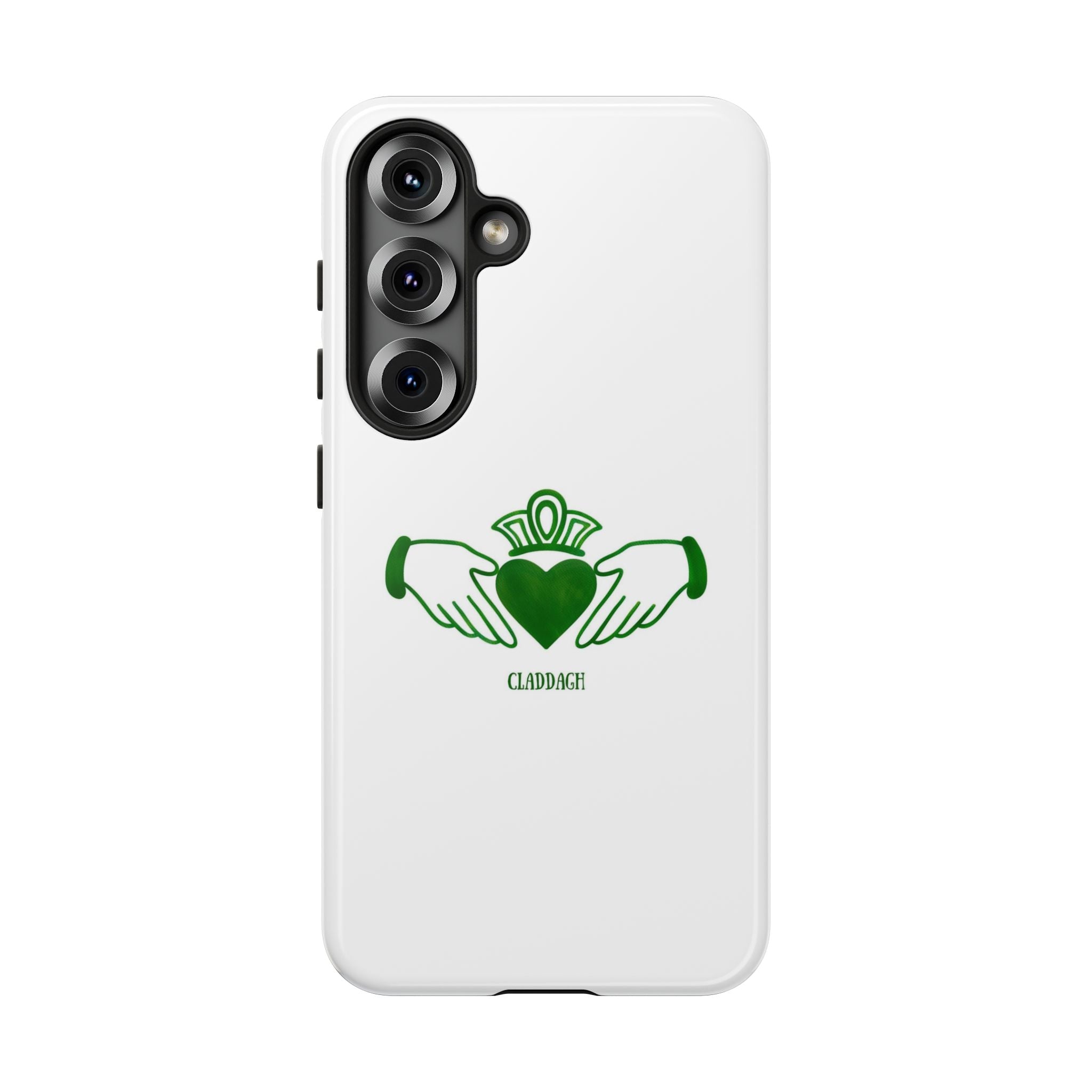 Irish Claddagh Symbol Green Tough Case