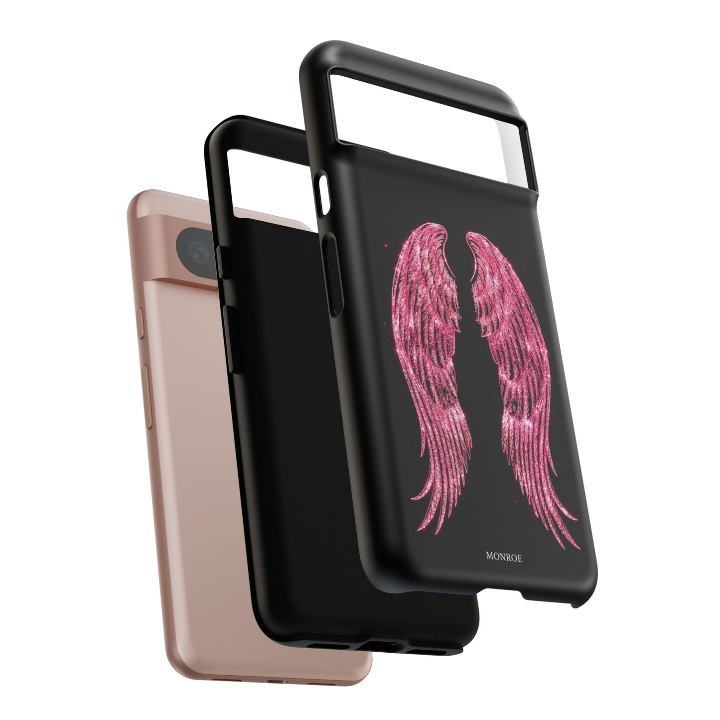 Pink Glitter Angel Tough Case