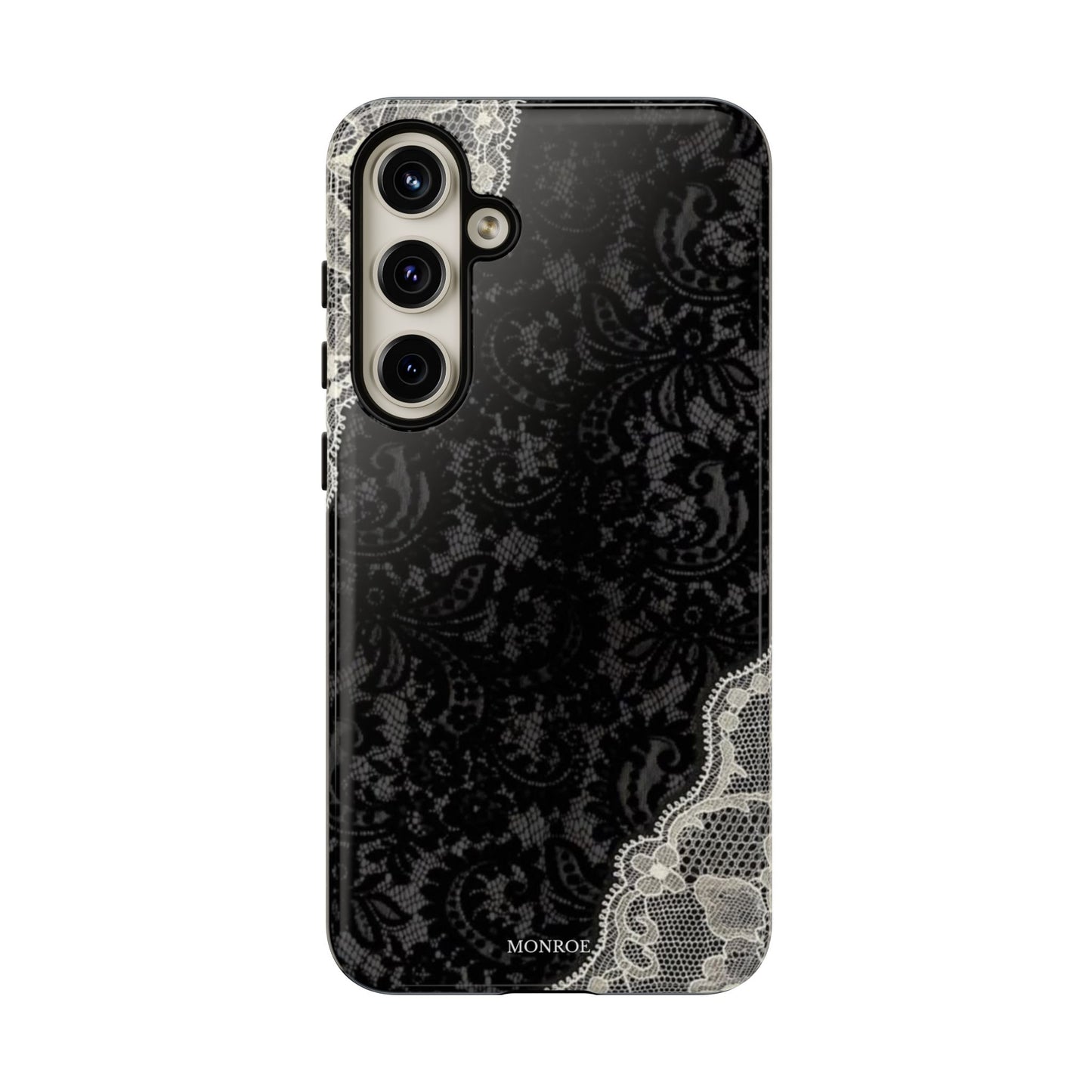 Black & White Edged Tough Case