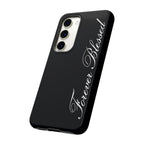 "Forever Blessed" Black Phone Cover