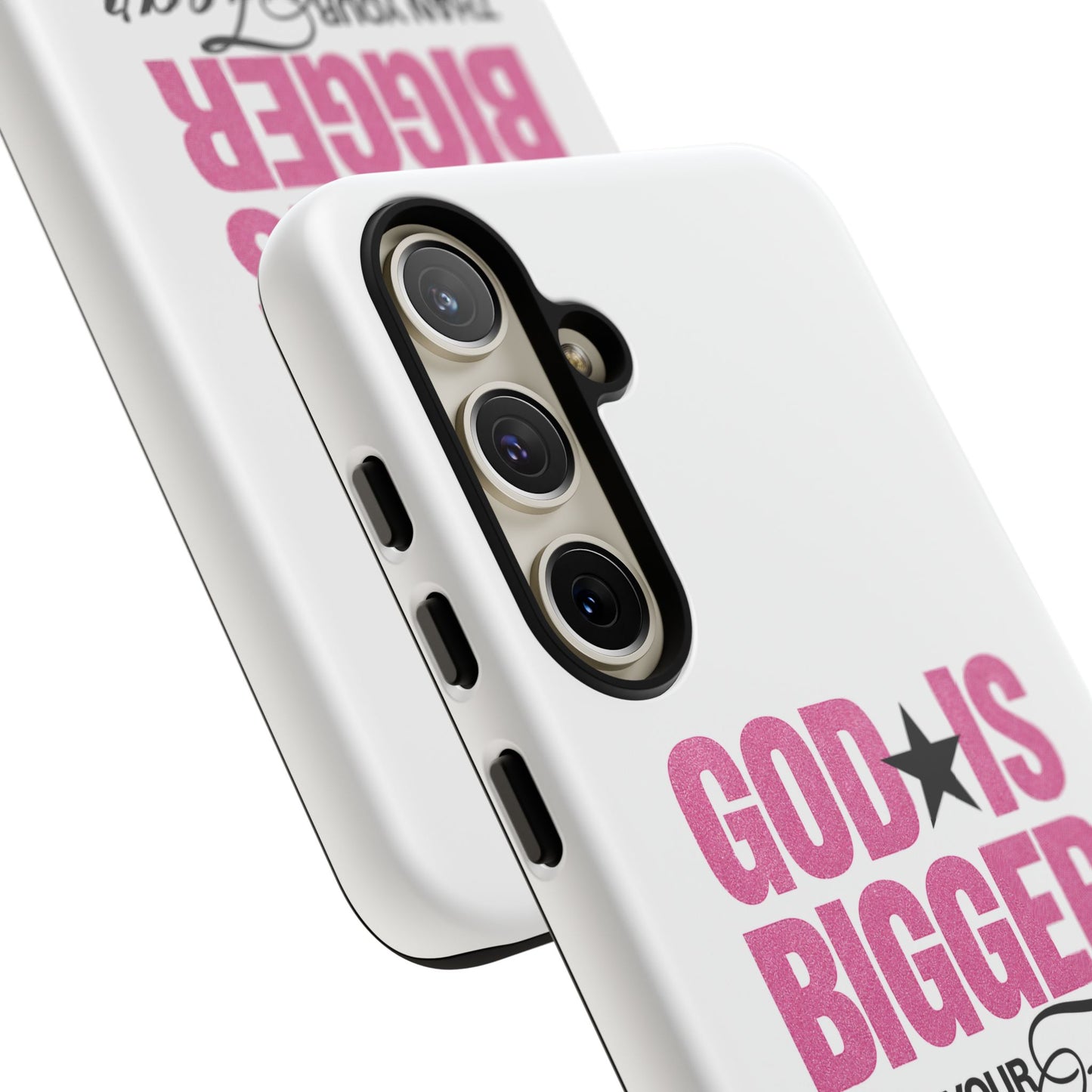 "God Is Bigger Than Your Fear" Tough Case