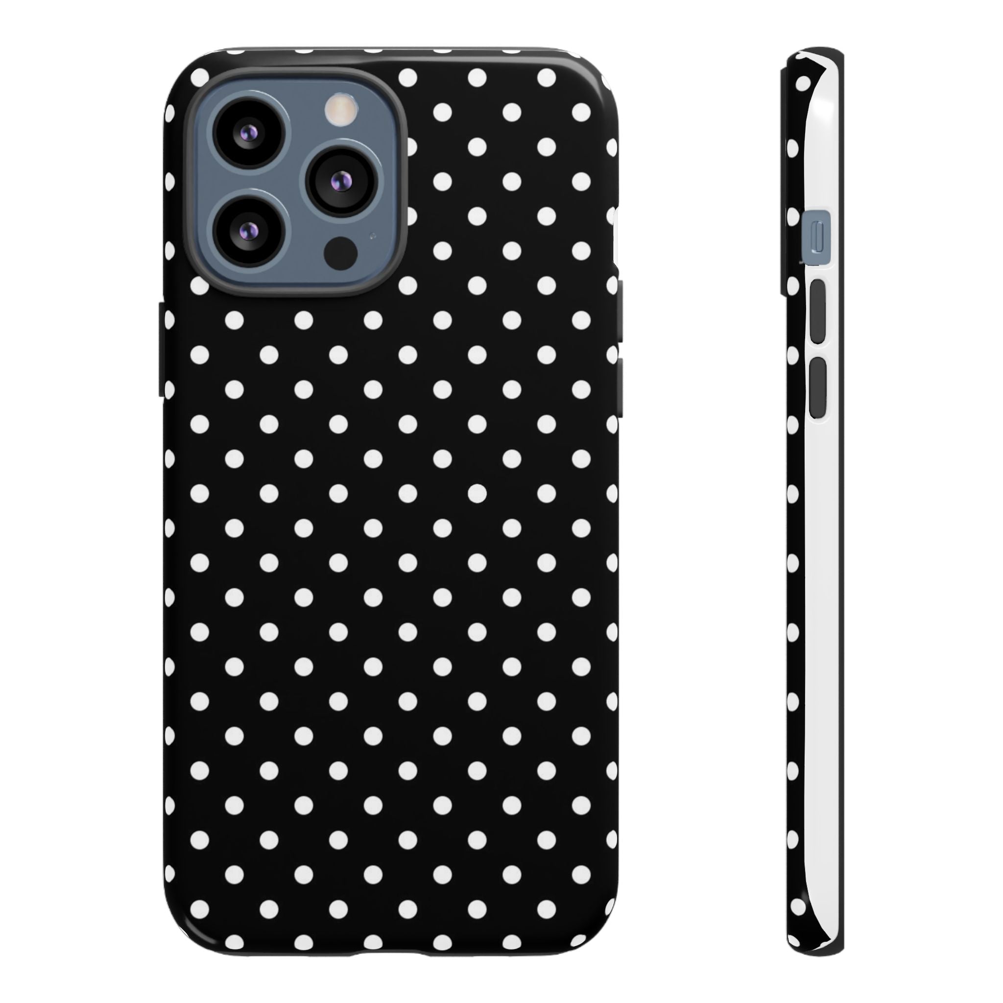 Black Polka Dot Phone Case