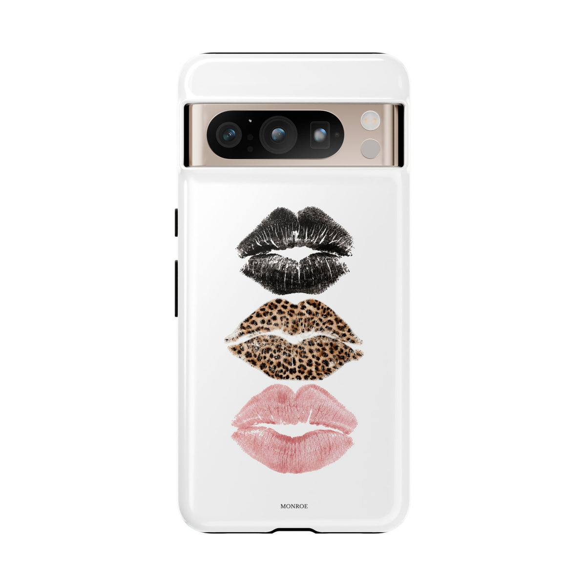 Leopard Glam Lip Tough Case