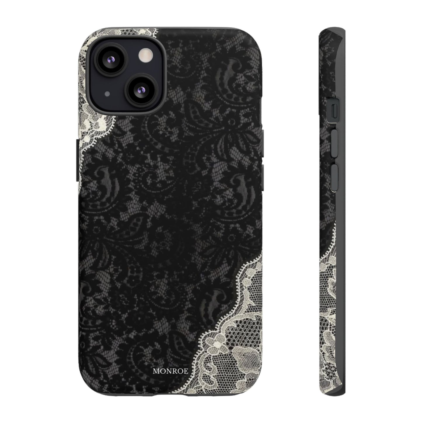 Black & White Edged Tough Case