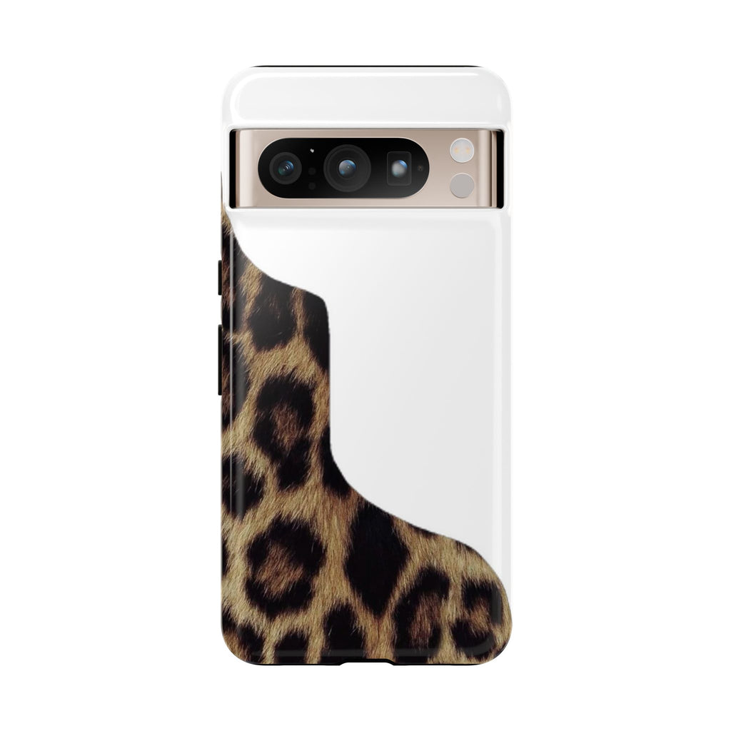 Half Cheetah Print Phone Case
