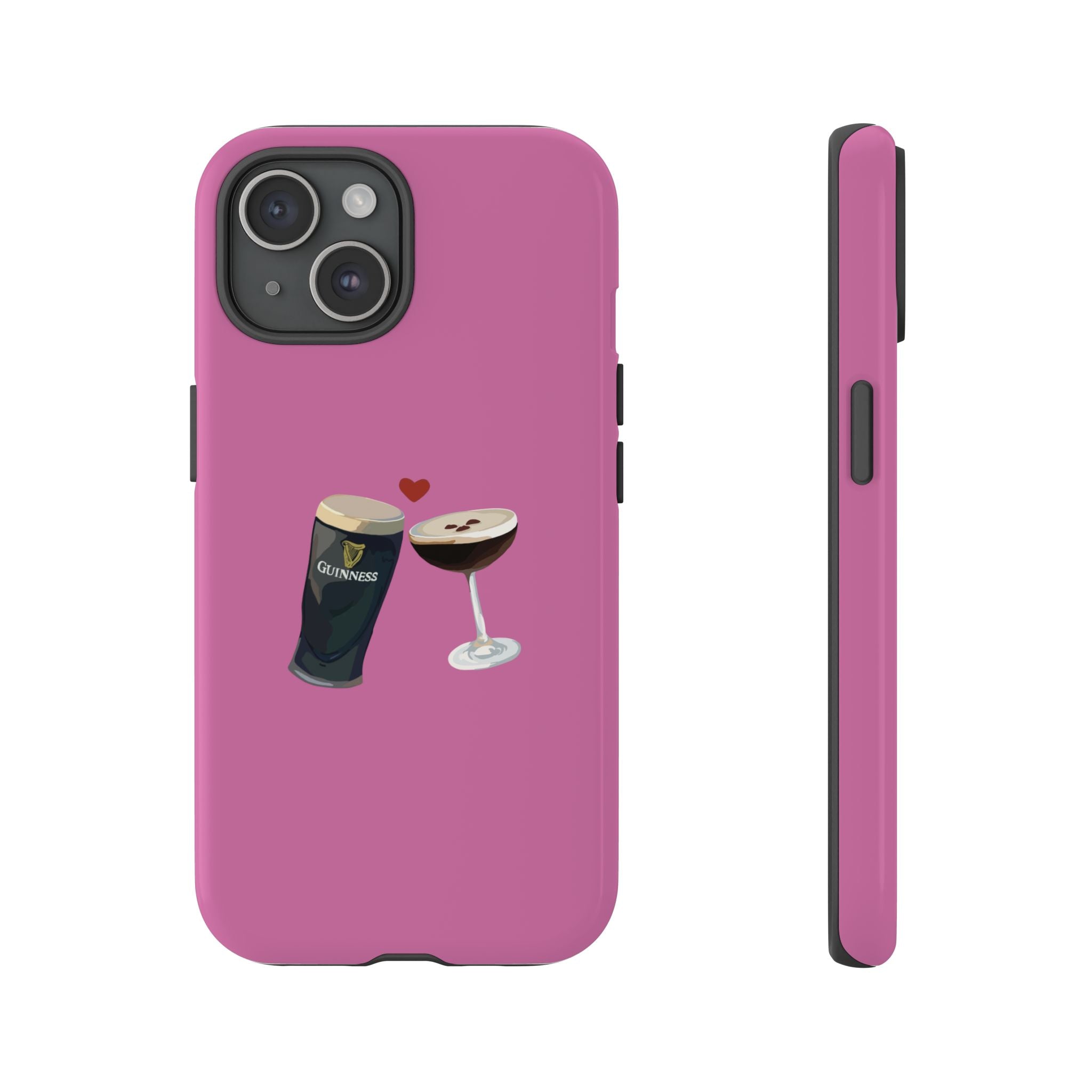 Pint & Wine Glass (Pink) Tough Case