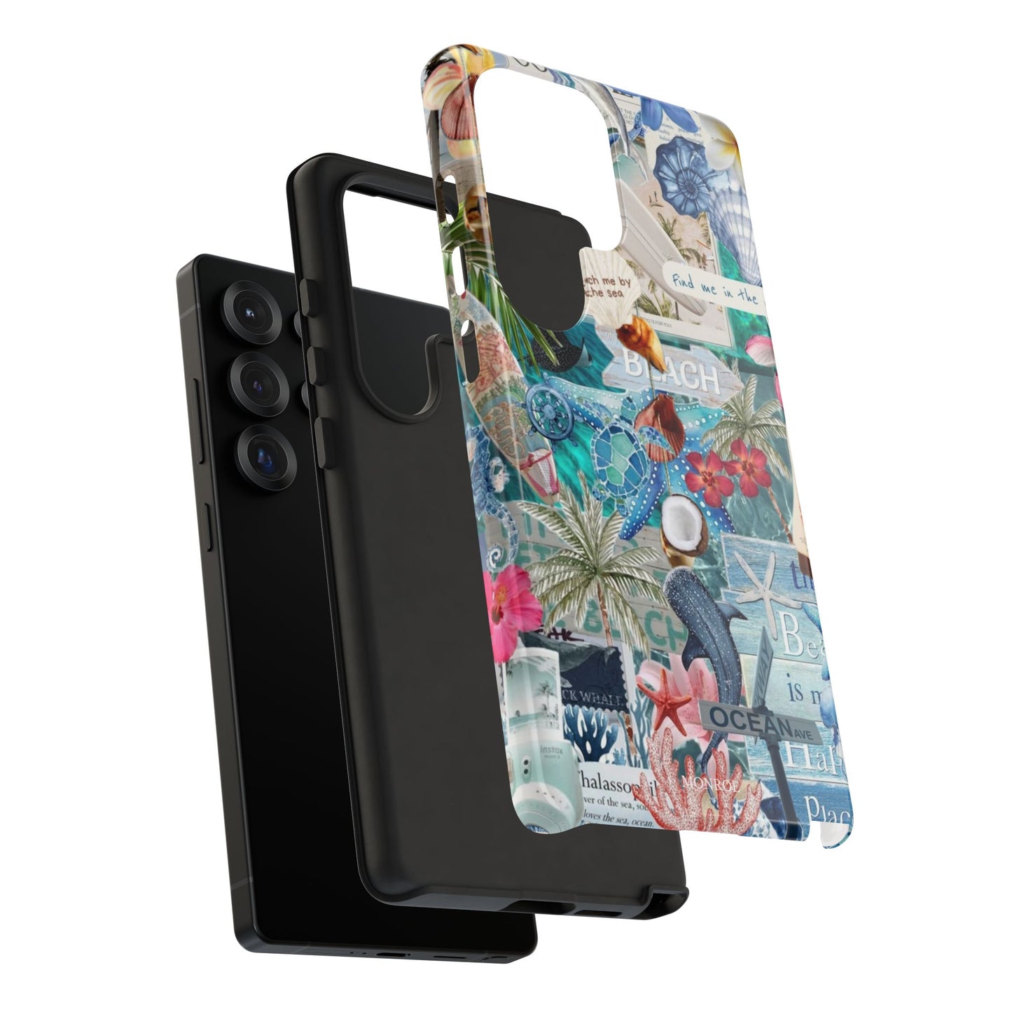 Tropical Beach Collage Tough Case