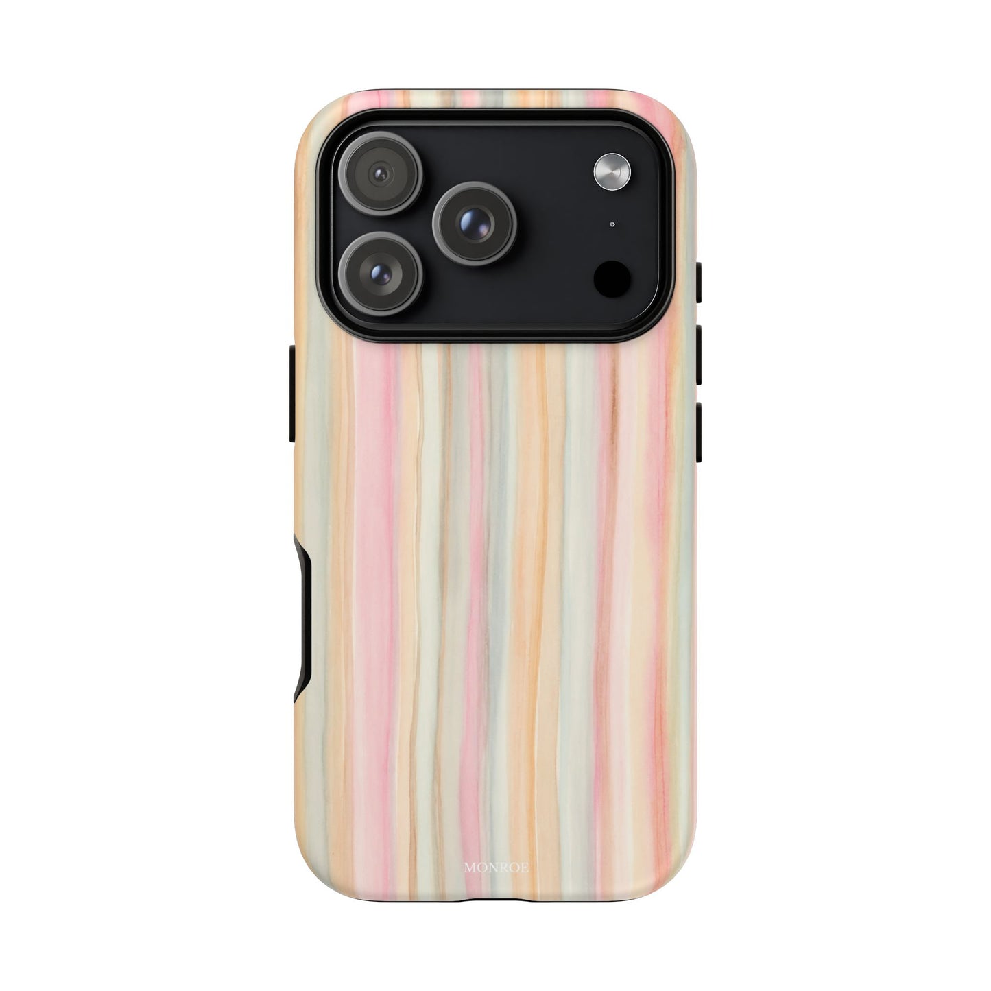 Pastel Watercolor Stripe Tough Case