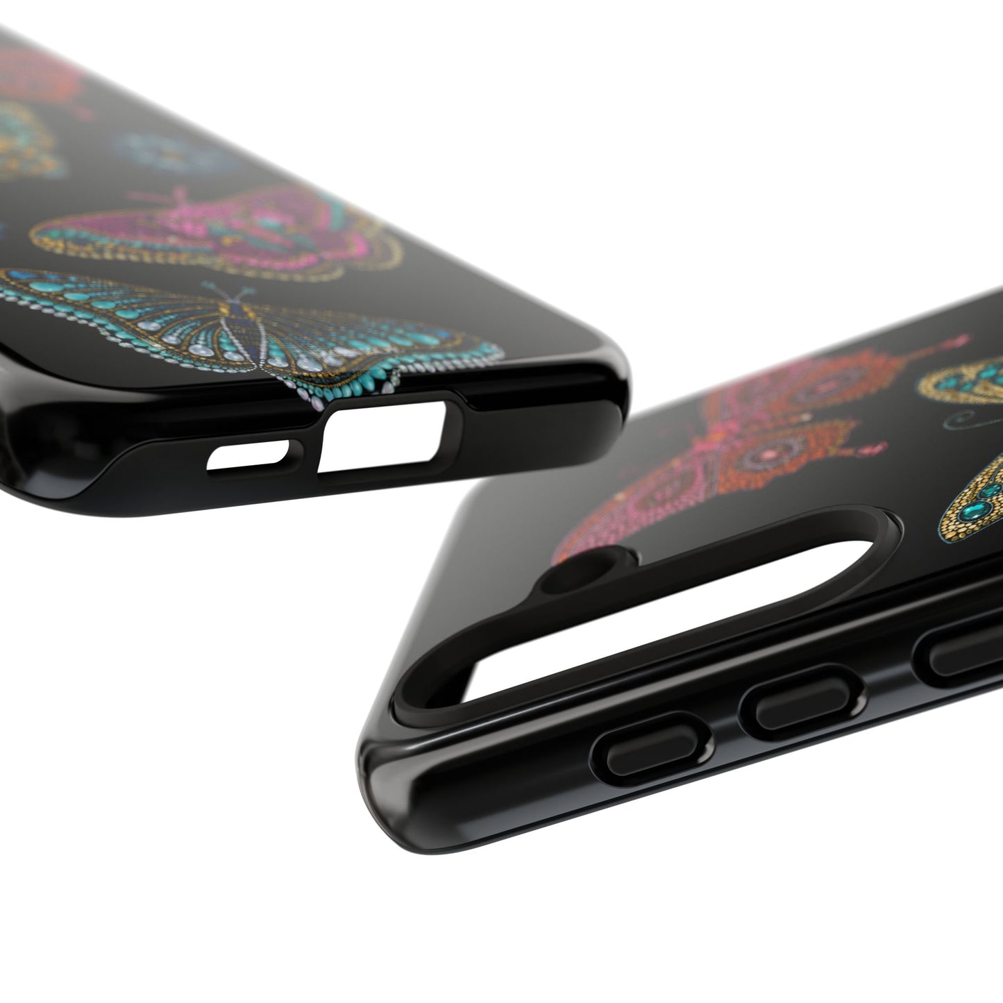 Butterfly Beaded Tough Case