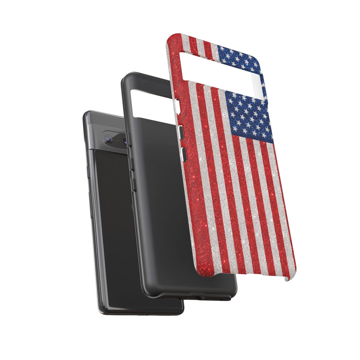 America Glitter Tough Case
