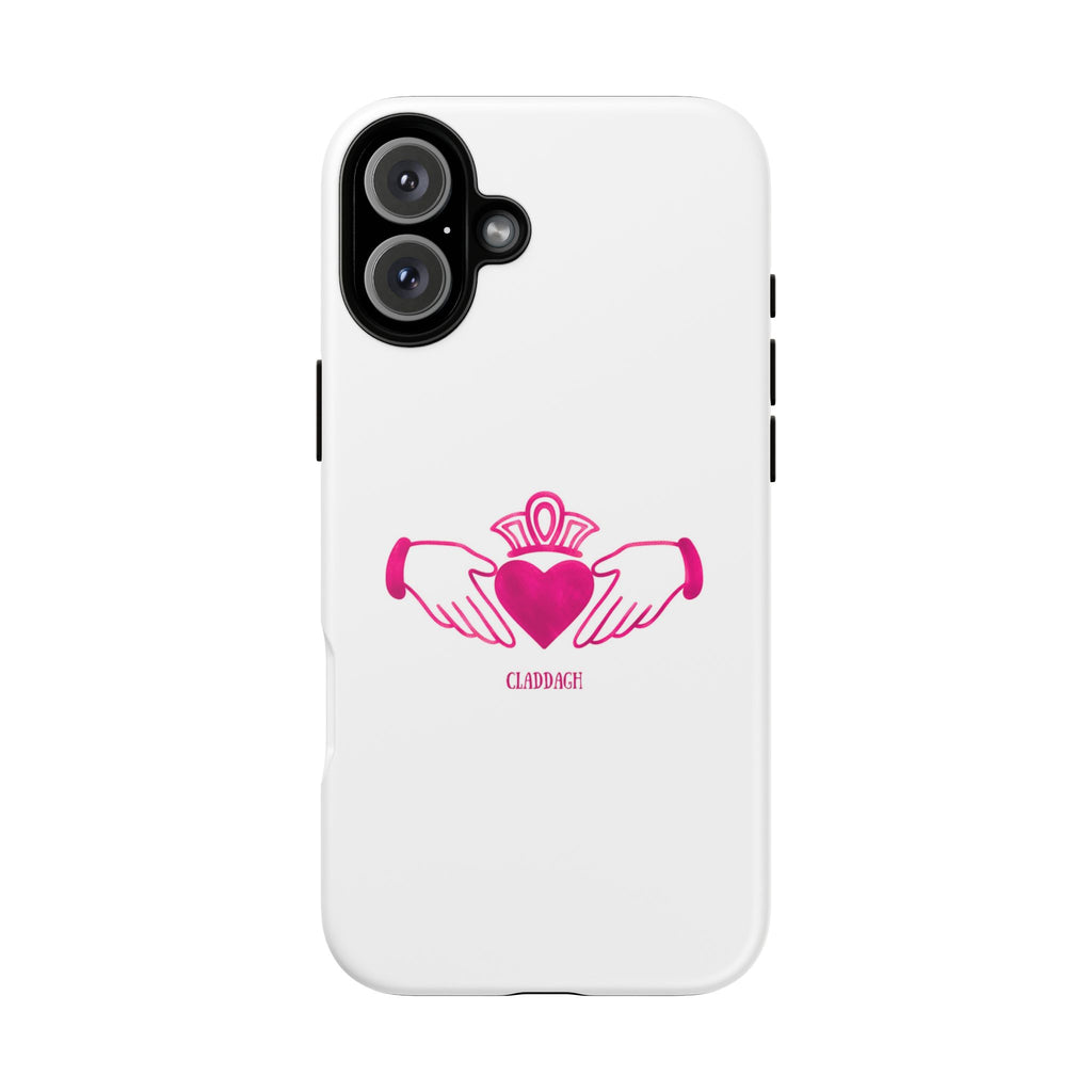 Pink Irish Claddagh Symbol Tough Phone Case