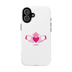 Pink Irish Claddagh Symbol Tough Phone Case