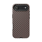 Brown Polka Phone Case