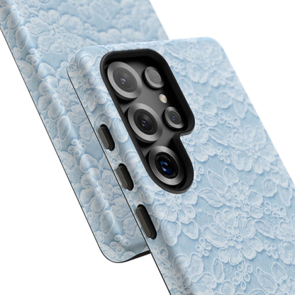 Glacier Blue Lace Tough Case