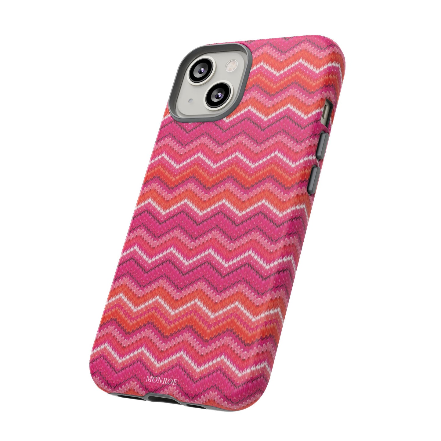 Pink Zigzag Tough Case