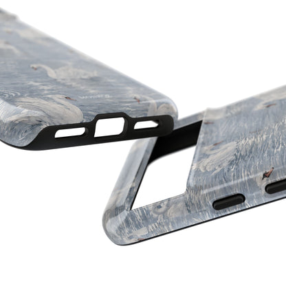 Swan Pattern Tough Case