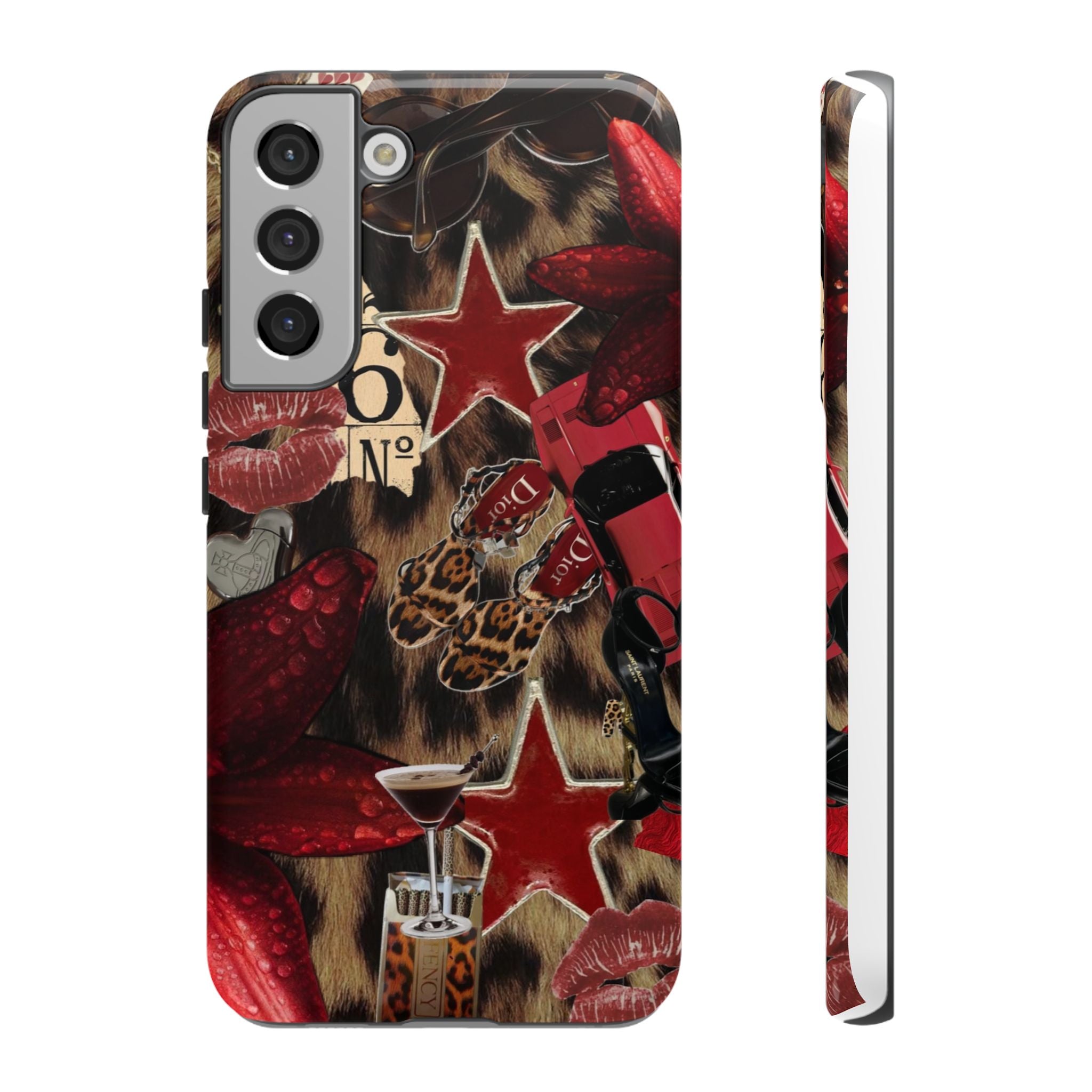 Cheetah Red Phone Case