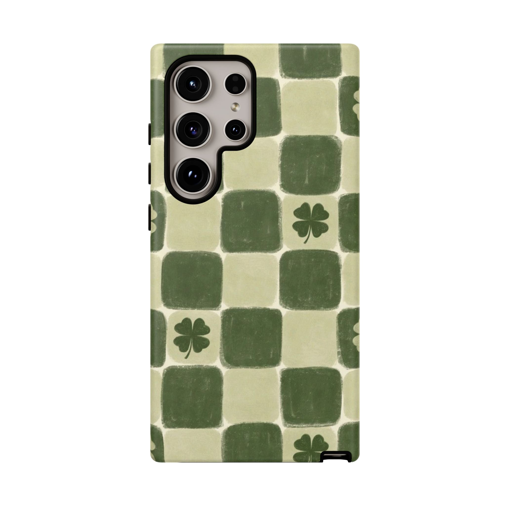 Clover Checker Tough Phone Case