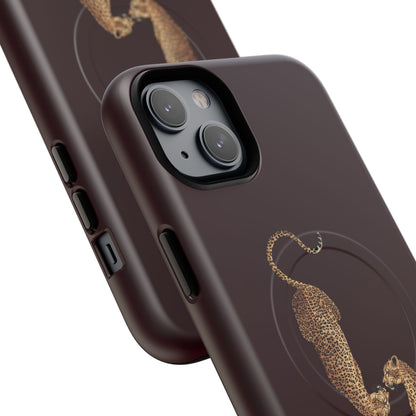 Burgundy Leopard Duo MagSafe Case