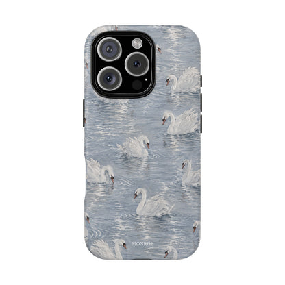 Swan Pattern Tough Case