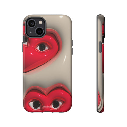 Red Heart Eyes Tough Case
