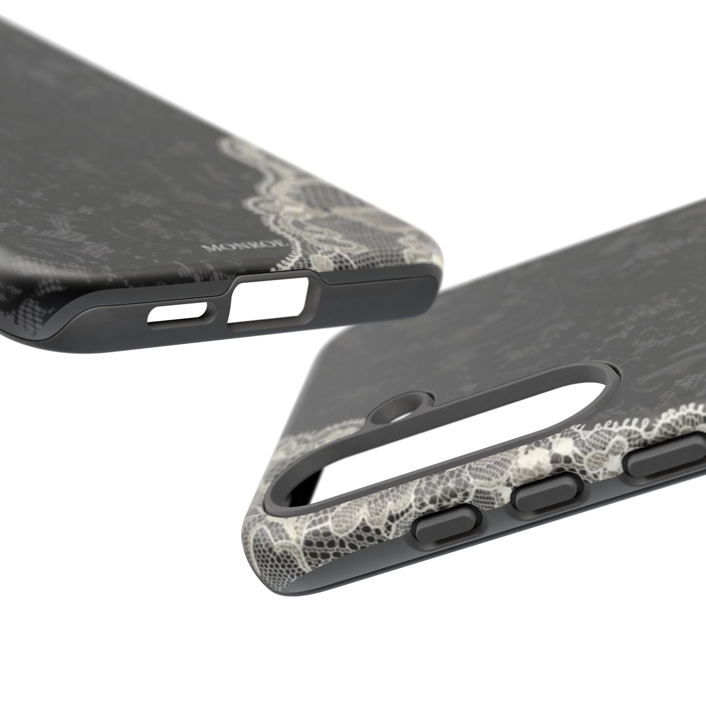 Black & White Edged Tough Case