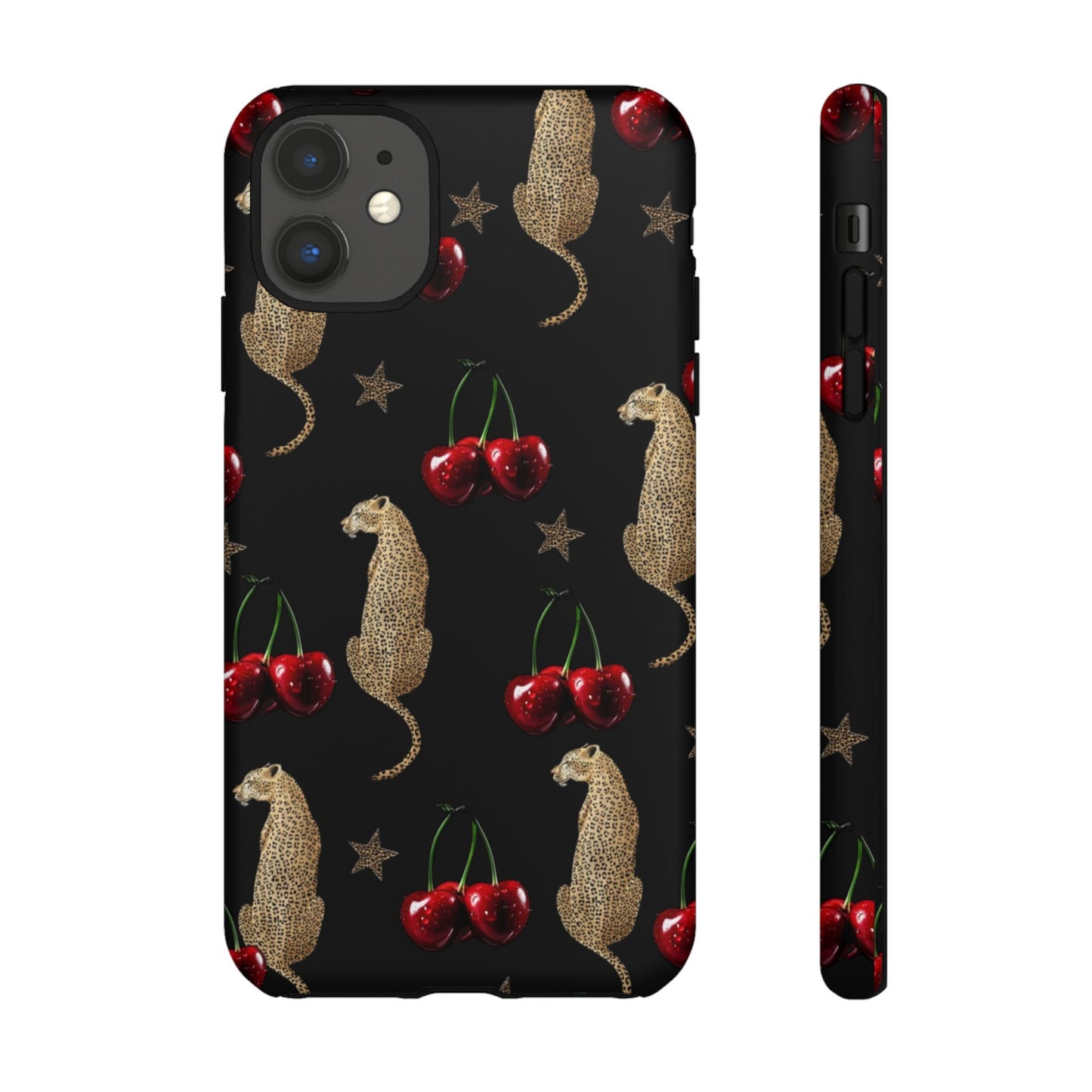 Leopard & Cherry Tough Case