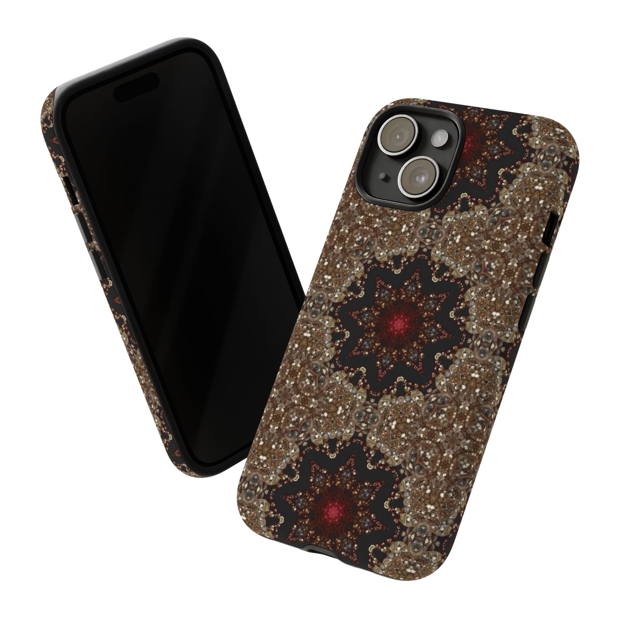 Brown Mandala Tough Protective Case