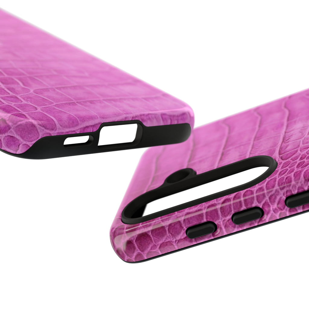 Purple Croc Phone Case