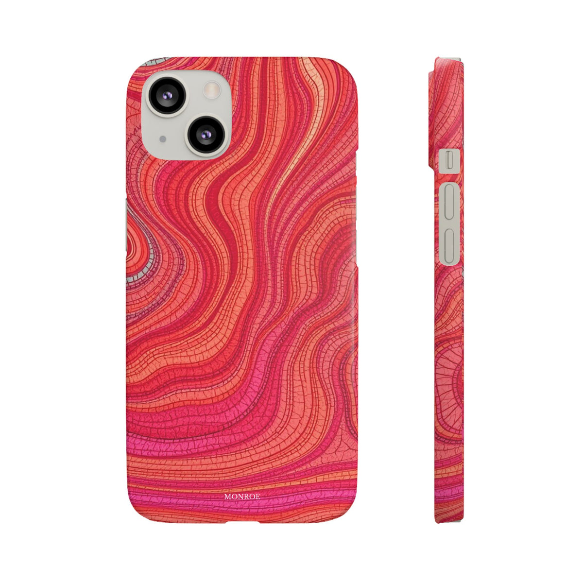 Retro Wavy Red Case