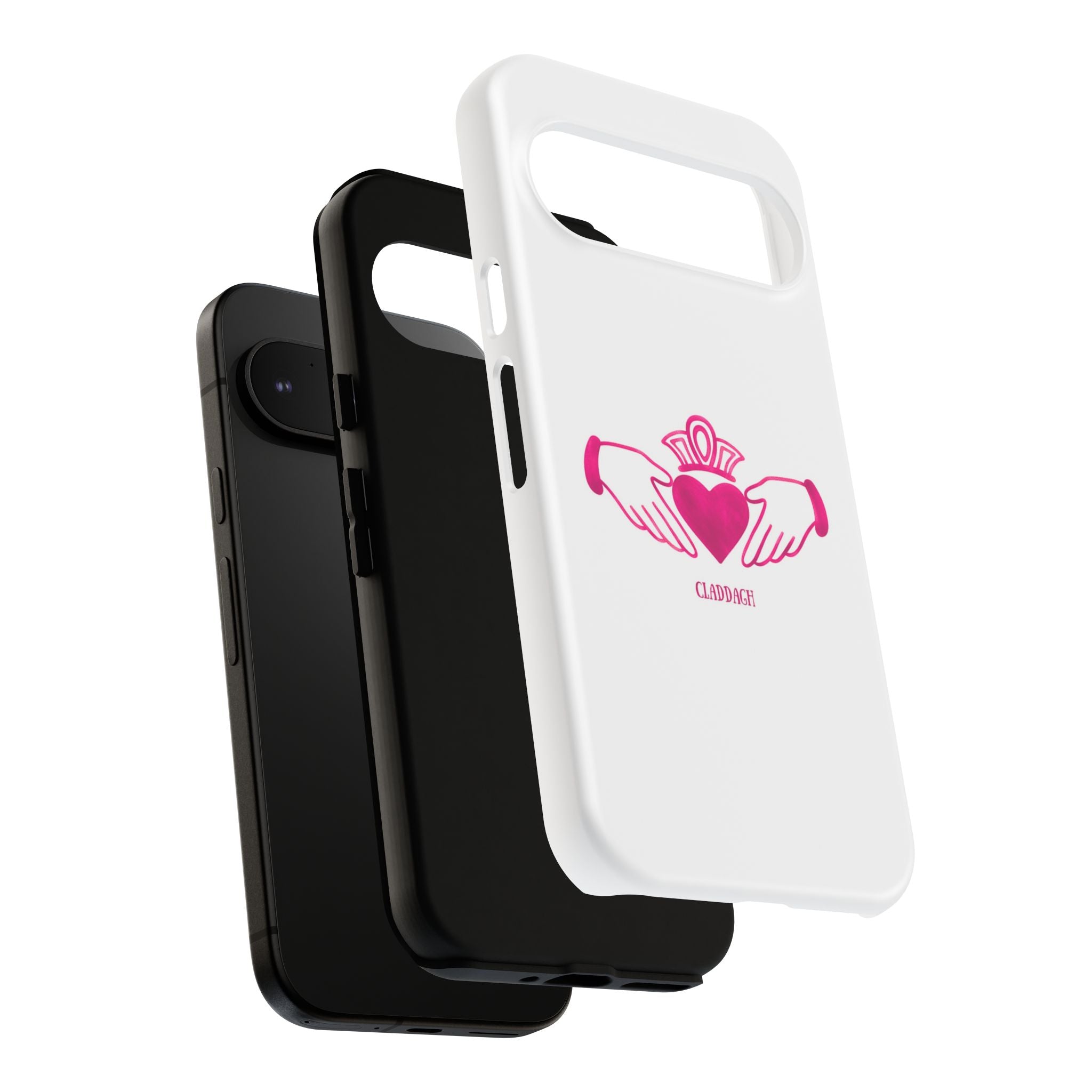 Pink Irish Claddagh Symbol Tough Phone Case