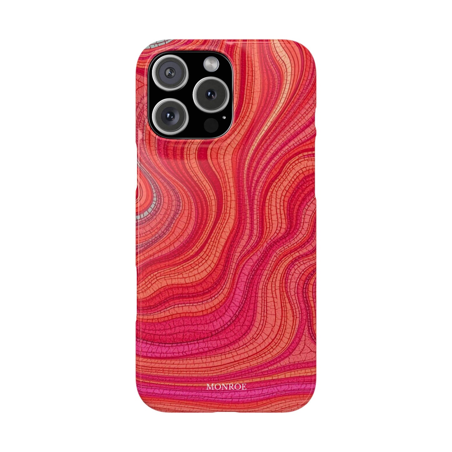 Retro Wavy Red Case