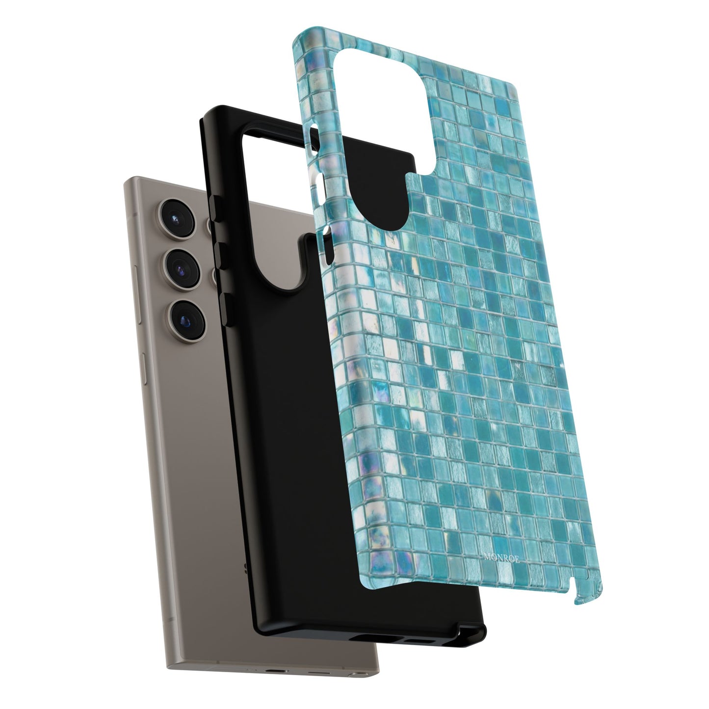 Hot Blue Mosaic Tile Tough Case