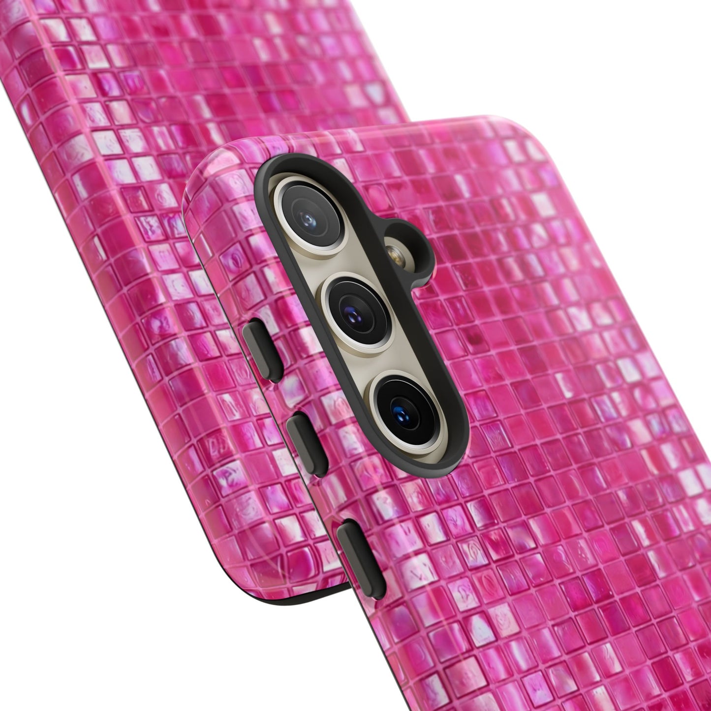 Hot Pink Mosaic Tough Case