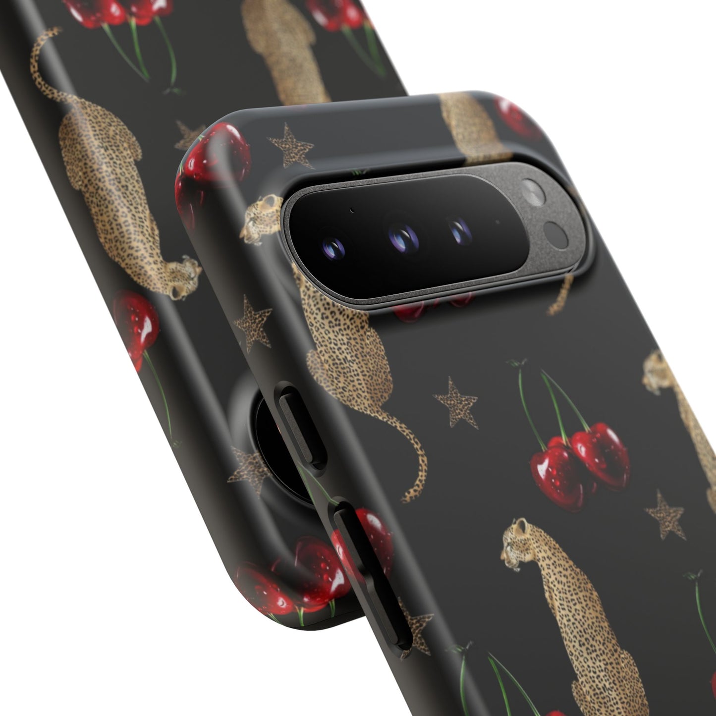 Leopard & Cherry Tough Case