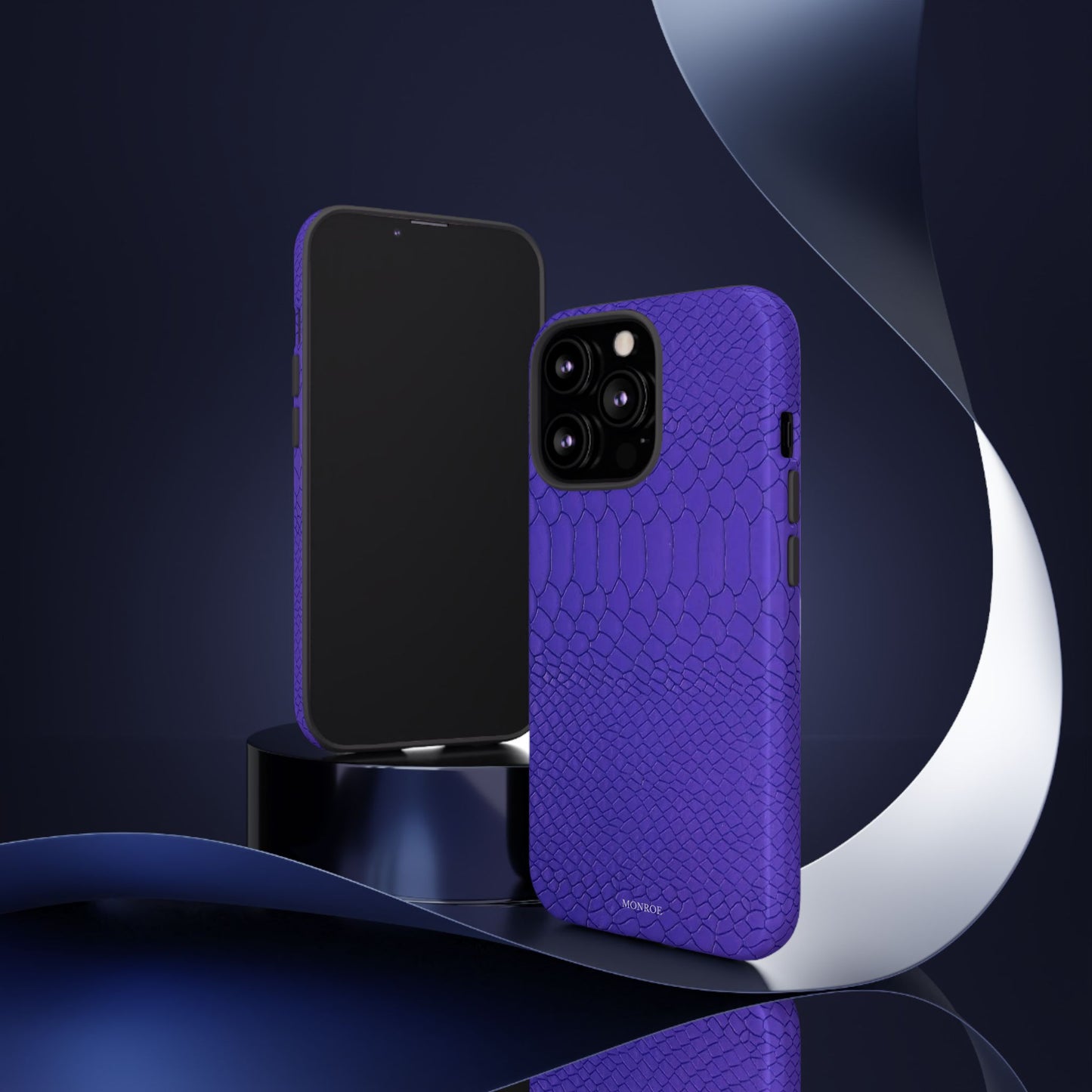 Dark Purple Snake Tough Case