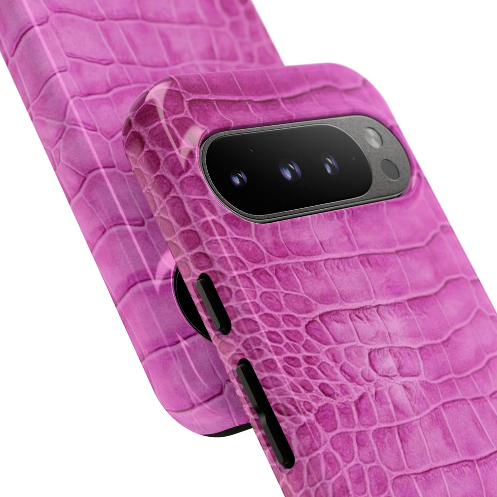 Purple Croc Phone Case