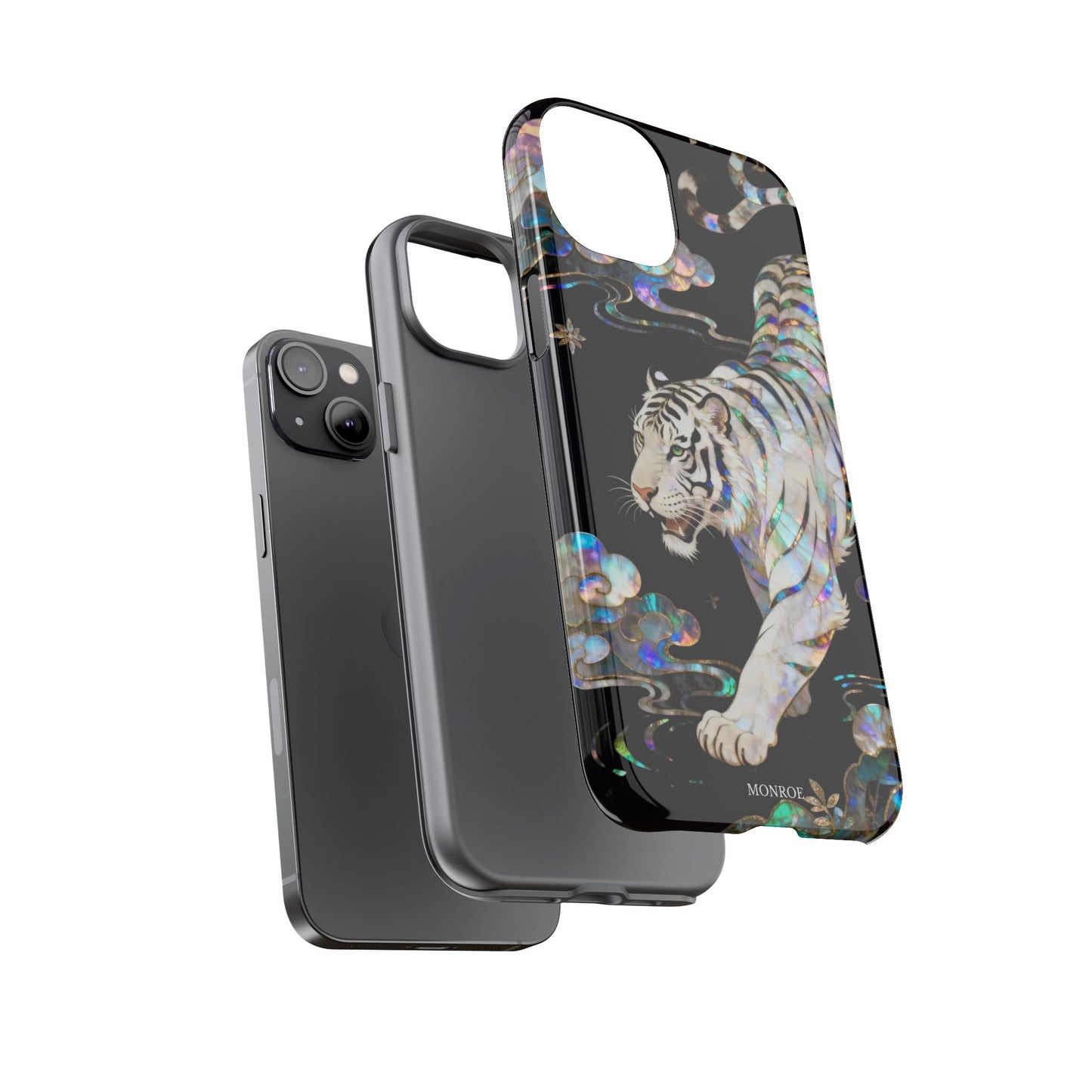 Iridescent White Tiger Tough Case