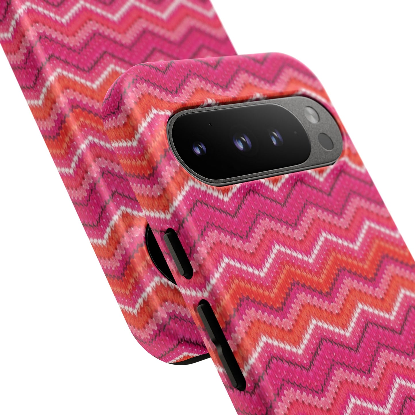 Pink Zigzag Tough Case