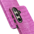 Purple Croc Phone Case